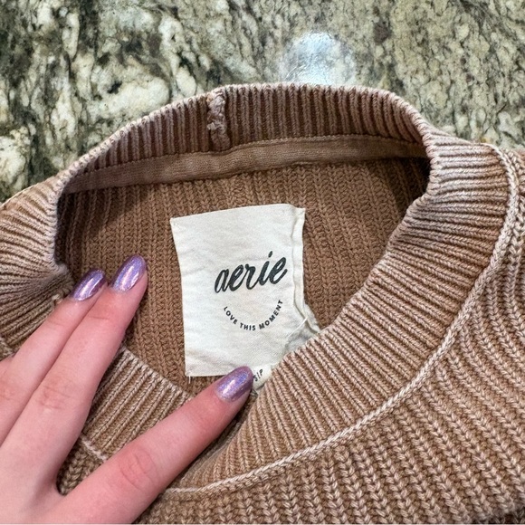 Aerie Ribbed Sweater - Picture 2 of 3